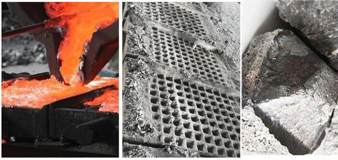 10-100mmのスチール製造のためのFerroケイ素 アルミニウムFeSiAlのInoculant