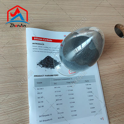 非鉄材の磨き 純黒シリコンカービッド Sic-88粉末