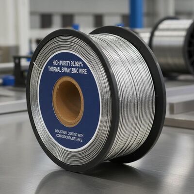 高純度 99.995% 耐腐蝕性のある産業用コーティング用熱噴霧亜鉛線